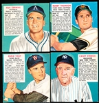 1952 Red Man Baseball No Tabs- 4 Diff