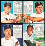 1952 Red Man Baseball No Tabs- 4 Diff