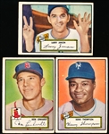 1952 Topps Baseball- 3 Diff Black Back Low#’s