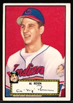1952 Topps Baseball- #10 Al Rosen, Cleveland- Black back