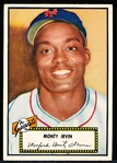 1952 Topps Bb- #26 Monte Irvin, Giants- Black Back