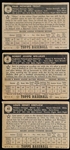1952 Topps Baseball- 3 Diff Black Back Low#’s