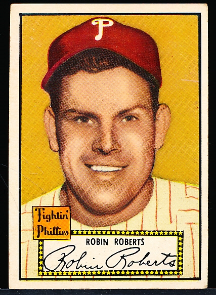 1952 Topps Baseball- #59 Robin Roberts, Phillies