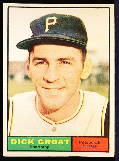 1961 Topps Baseball- #1 Dick Groat, Pirates