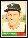 1961 Topps Baseball- #1 Dick Groat, Pirates
