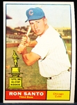 1961 Topps Baseball- #35 Ron Santo RC