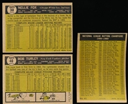 1961 Topps Baseball- 3 Diff