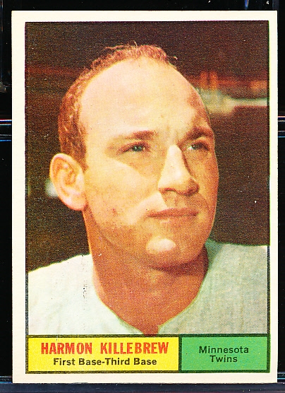 1961 Topps Baseball- #80 Harmon Killebrew, Twins