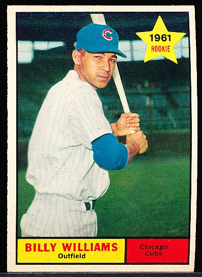 1961 Topps Baseball- #141 Billy Williams RC, Cubs