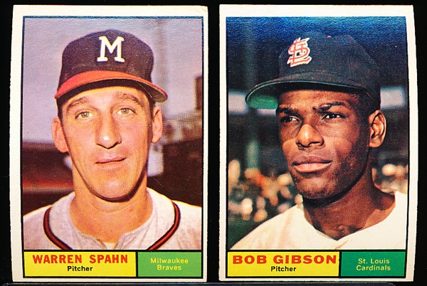 1961 Topps Baseball- 2 Diff