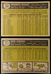 1961 Topps Baseball- 2 Diff