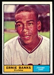 1961 Topps Baseball- #350 Ernie Banks, Cubs