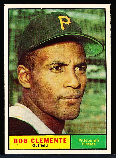 1961 Topps Baseball- #388 Bob Clemente, Pirates