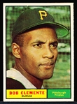 1961 Topps Baseball- #388 Bob Clemente, Pirates