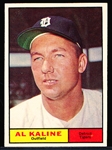 1961 Topps Bb- #429 Al Kaline, Tigers