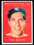 1961 Topps Baseball- #471 Rizzuto MVP