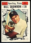 1961 Topps Baseball- #568 Bill Skowron AS- Hi#