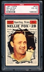 1961 Topps Baseball- #570 Nellie Fox AS- Hi#- PSA Vg-Ex 4