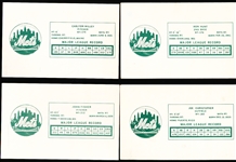 1964 New York Mets MLB Color Team Issue 3-½” x 5-½”- 4 Diff.