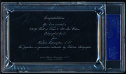 Autographed 2010 Historic Autographs “HOF and All-Star Edition” MLB Cut- Joe DeMaestri- PSA/ DNA Certified/ Slabbed