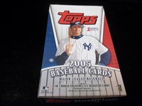 2005 Topps Baseball- Series #1- 35 Unopened Hobby Foil Packs in Original Display Box