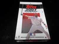2007 Topps Baseball- Series #1- One Unopened Wax Box
