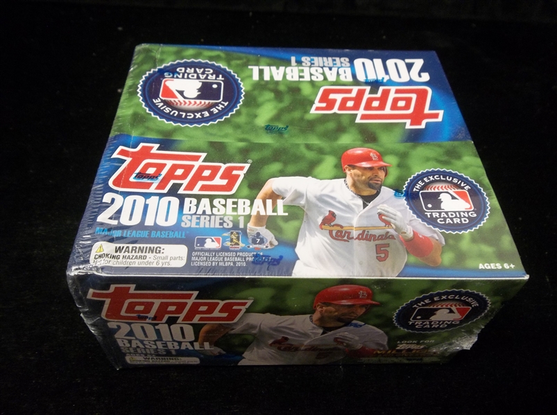 2010 Topps Baseball- Series #1- One Unopened 24-Pack Box
