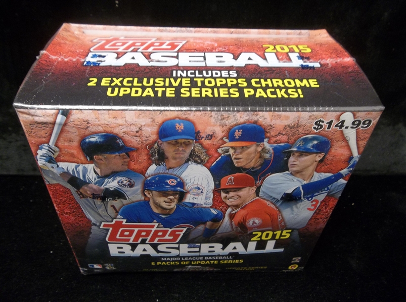 2015 Topps Update Baseball- One Unopened Blaster Box