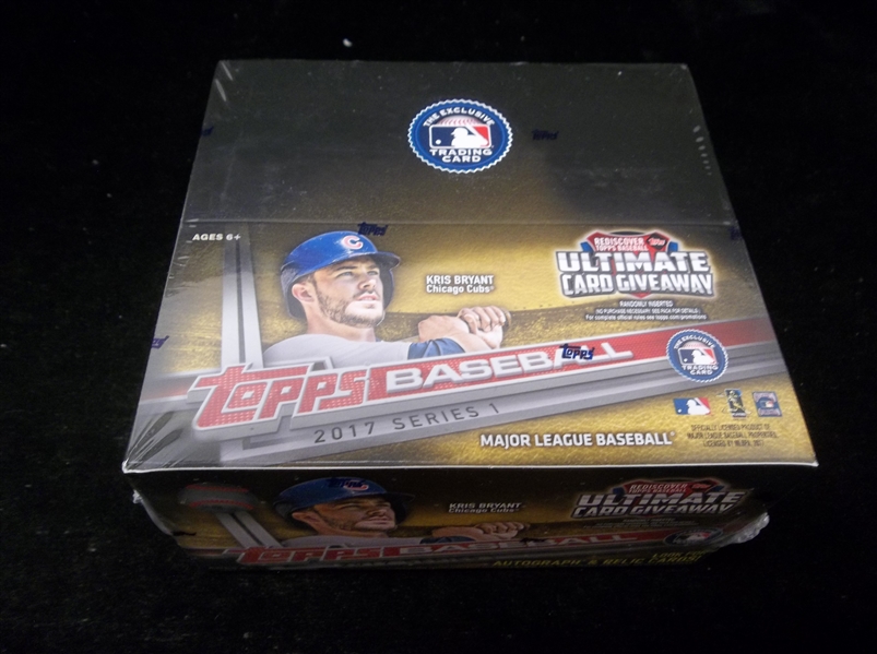 2017 Topps Baseball- Series #1- One Factory Sealed 24-Pack Box