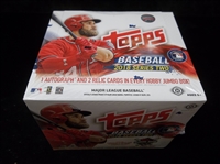 2018 Topps Baseball- Series #2- One Factory Sealed Hobby Jumbo Pack Box