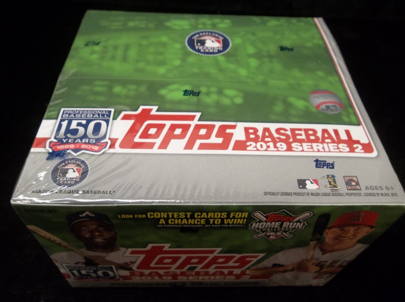 2019 Topps Baseball- Series #2- One Factory Sealed 24-Pack Box