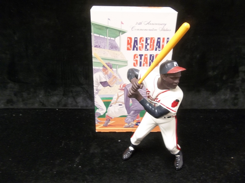 1988 Hartland Plastics, Inc. 25th Anniversary Hank Aaron (Milwaukee Braves) Figurine in Original Box