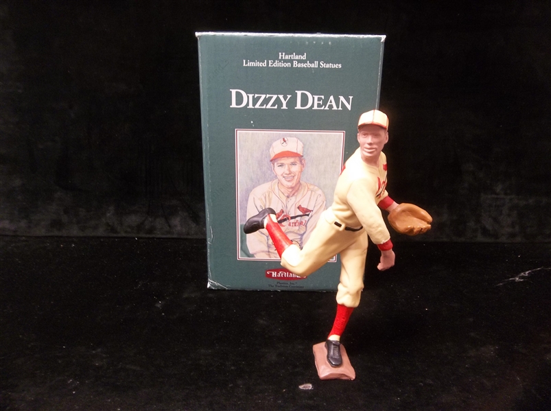 1990 Hartland Plastics, Inc. Green Box Dizzy Dean (Cardinals) Figurine in Original Box