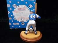 1993 Sports Impressions Hamilton Collection “Legendary Hitters”- Hank Aaron, Atlanta Braves- In Original Box