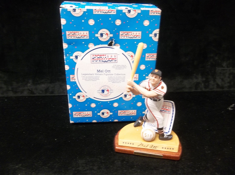 1993 Sports Impressions Hamilton Collection “Legendary Hitters”- Mel Ott, N.Y. Giants- In Original Box