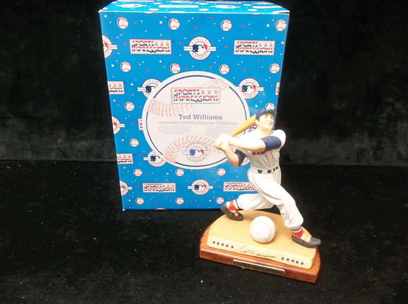 1993 Sports Impressions Hamilton Collection “Legendary Hitters”- Ted Williams, Red Sox- In Original Box