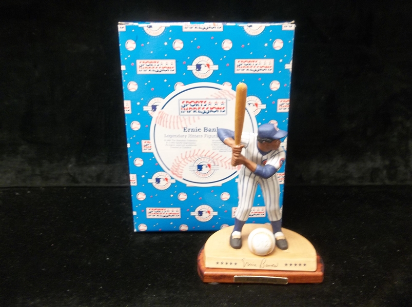 1994 Sports Impressions Hamilton Collection “Legendary Hitters”- Ernie Banks, Cubs- In Original Box