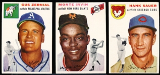 1954 Topps Baseball- 3 Diff