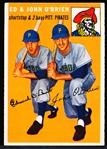 1954 Topps Baseball- #139 O’Brien Bros.