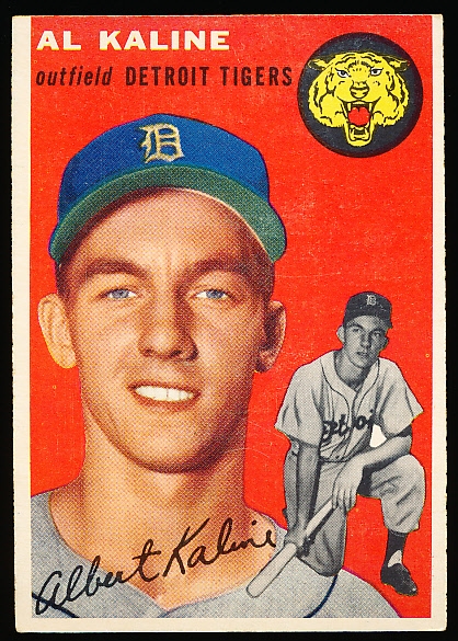 1954 Topps Baseball- #201 Al Kaline RC, Tigers