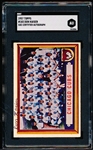 Autographed 1957 Topps Baseball- #183 Chicago Cubs Team- Signed by Don Kaiser- SGC Certified & Encapsulated