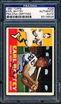Autographed 1960 Topps Baseball- #328 Earl Battey, White Sox- PSA/DNA Certified & Encapsulated