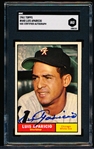 Autographed 1961 Topps Baseball- #440 Luis Aparicio, White Sox- SGC Certified & Encapsulated