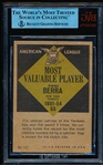 Autographed 1961 Topps Baseball- #472 Yogi Berra, Yankees- MVP- Beckett Certified & Encapsulated