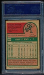 Autographed 1975 Topps Baseball- #260 Johnny Bench, Reds- PSA/ DNA Certified & Encapsulated