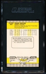 Autographed 1989 Fleer Baseball- #353 Craig Biggio, Astros RC- SGC Certified & Encapsulated