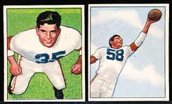 1950 Bowman Fb- 2 Diff Cleveland Browns RC’s