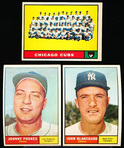 1961 Topps Baseball- 21 Diff