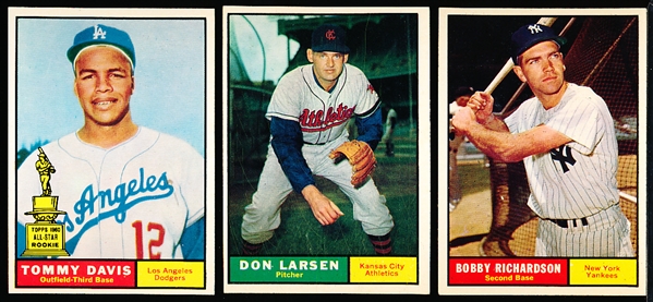 1961 Topps Baseball- 5 Diff