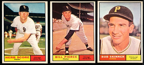 1961 Topps Baseball- 21 Diff